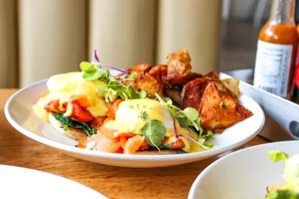 The Gravlox Benedict at Benedict's