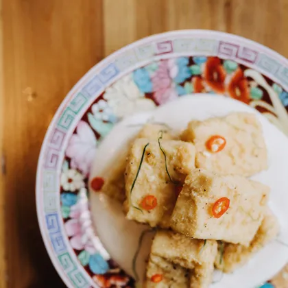 Salt and Pepper Fried Tofu at Hai Hai