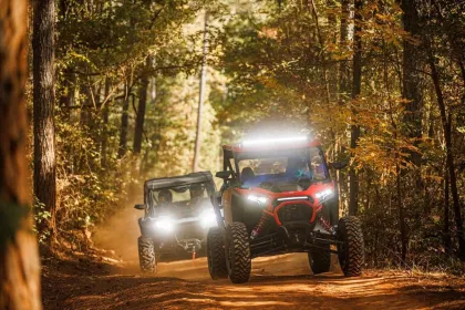 ATV riders on the Warroad/Roseau trail system