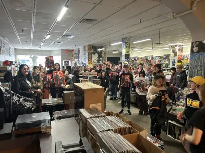 Twenty One Pilots fans at Tune Town in Mankato