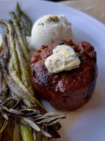 A vegan take on filet mignon at J. Selby's