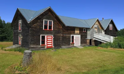 The Alex Seitaniemi Housebarn, part of Embarrass' Finnish-American Homestead Tour