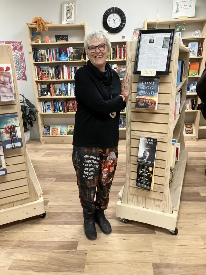 The Book Keepers owner Linda Karkhoff