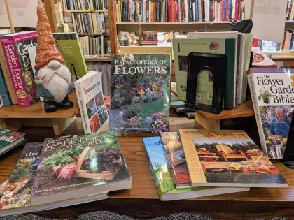 Gardening books at Books on Central