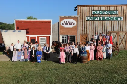 The cast of Walnut Grove's Wilder Pageant