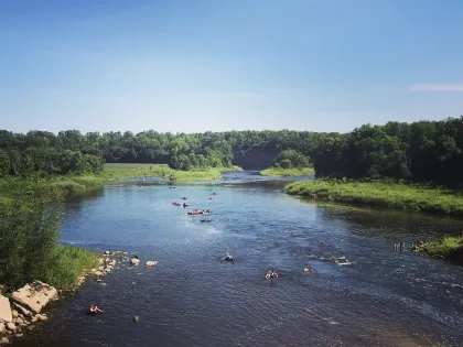 River tubing at Voyageur's View