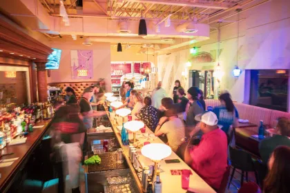 Another busy night at Mothership Pizza Paradise