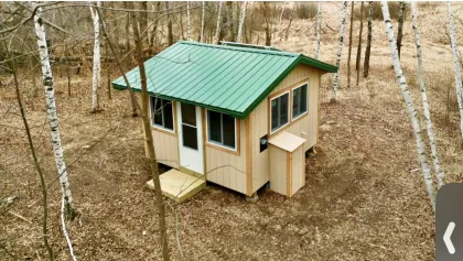 A cabin at Nature Retreats MN