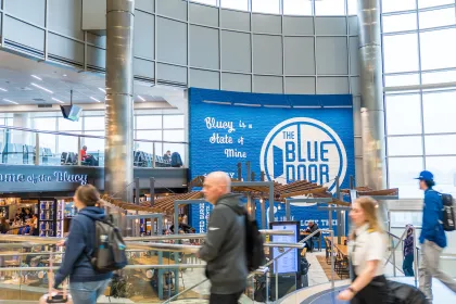 The Blue Door at MSP Airport