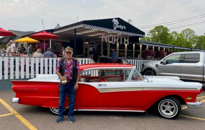 One of the annual car show winners at Gordy's Hi-Hat