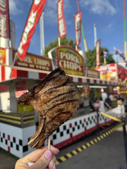 Peterson's Pork Chop on a Stick