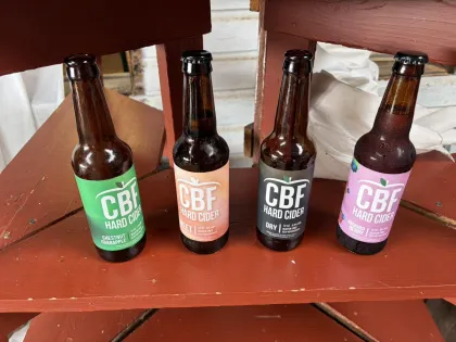 Selections from the cider house at Deer Lake Orchard