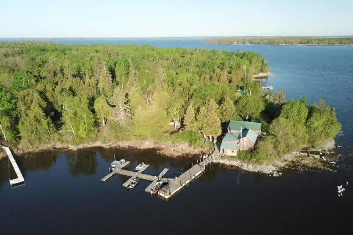 dock at a lake house