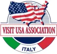 Visit USA - Italy Logo – this link opens in a new window