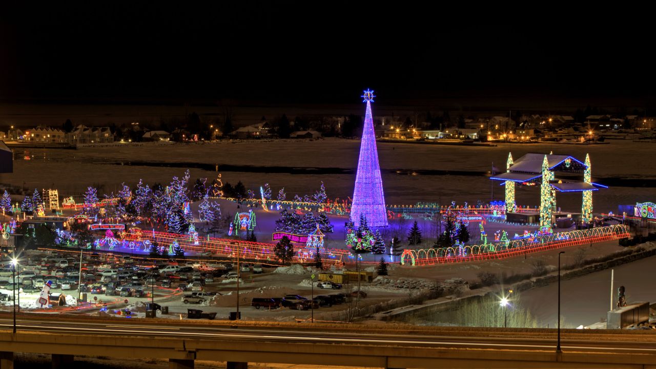 Bentleyville Tour of Lights espectáculo navideño en Duluth