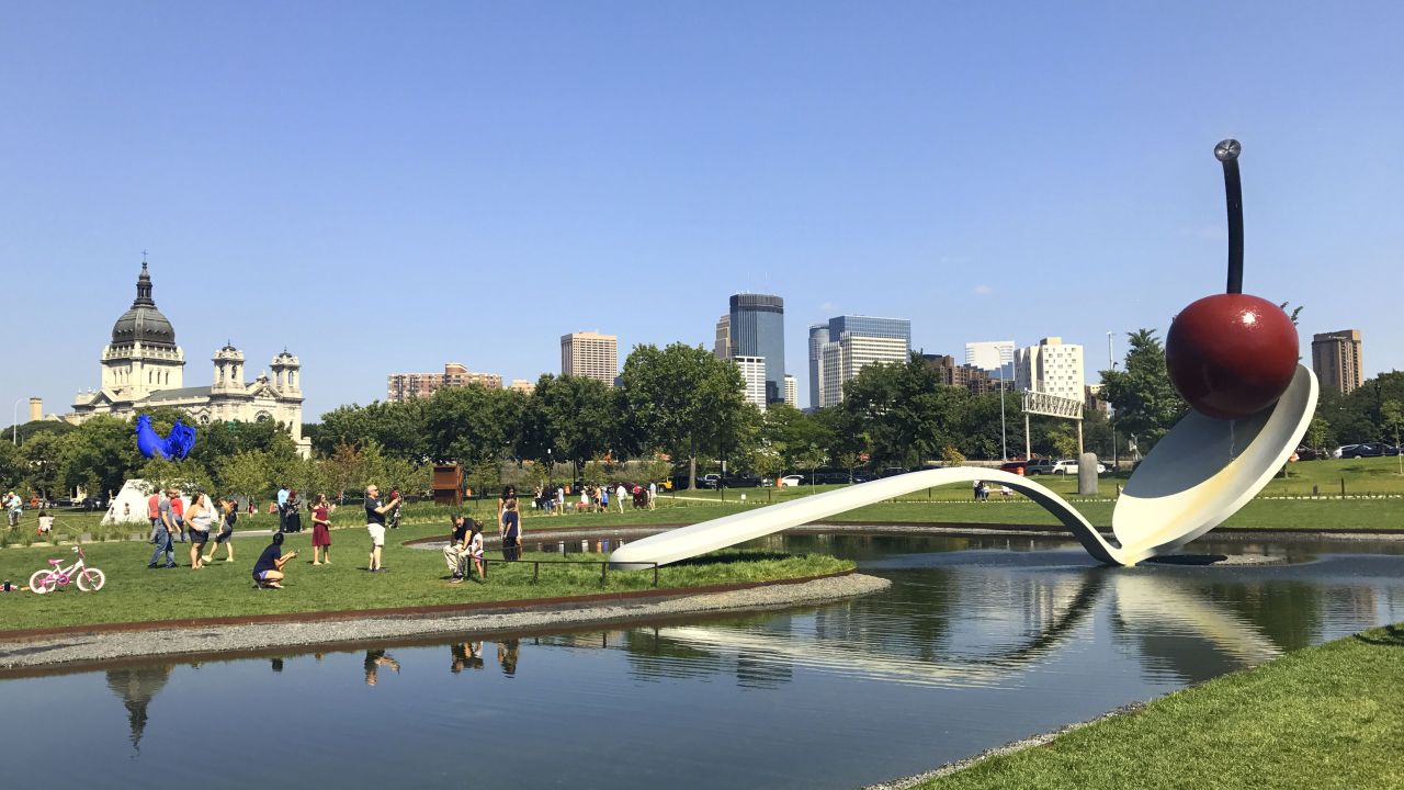 Spoonbridge and Cherry at Minneapolis Sculpture Garden
