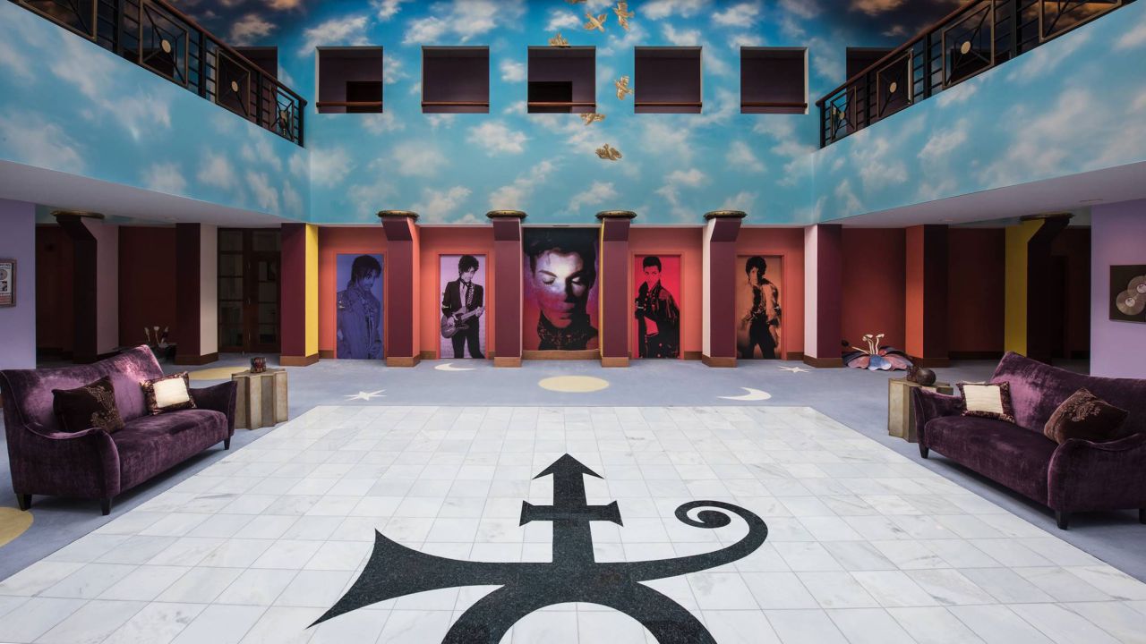 Prince atrium at Paisley Park