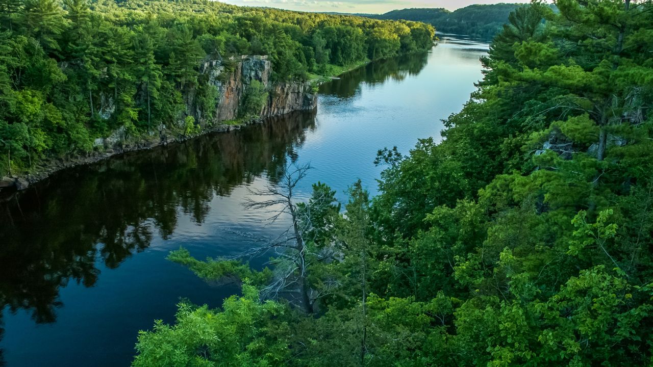 St. Croix River and surrounding area from Taylors Falls to Stillwater