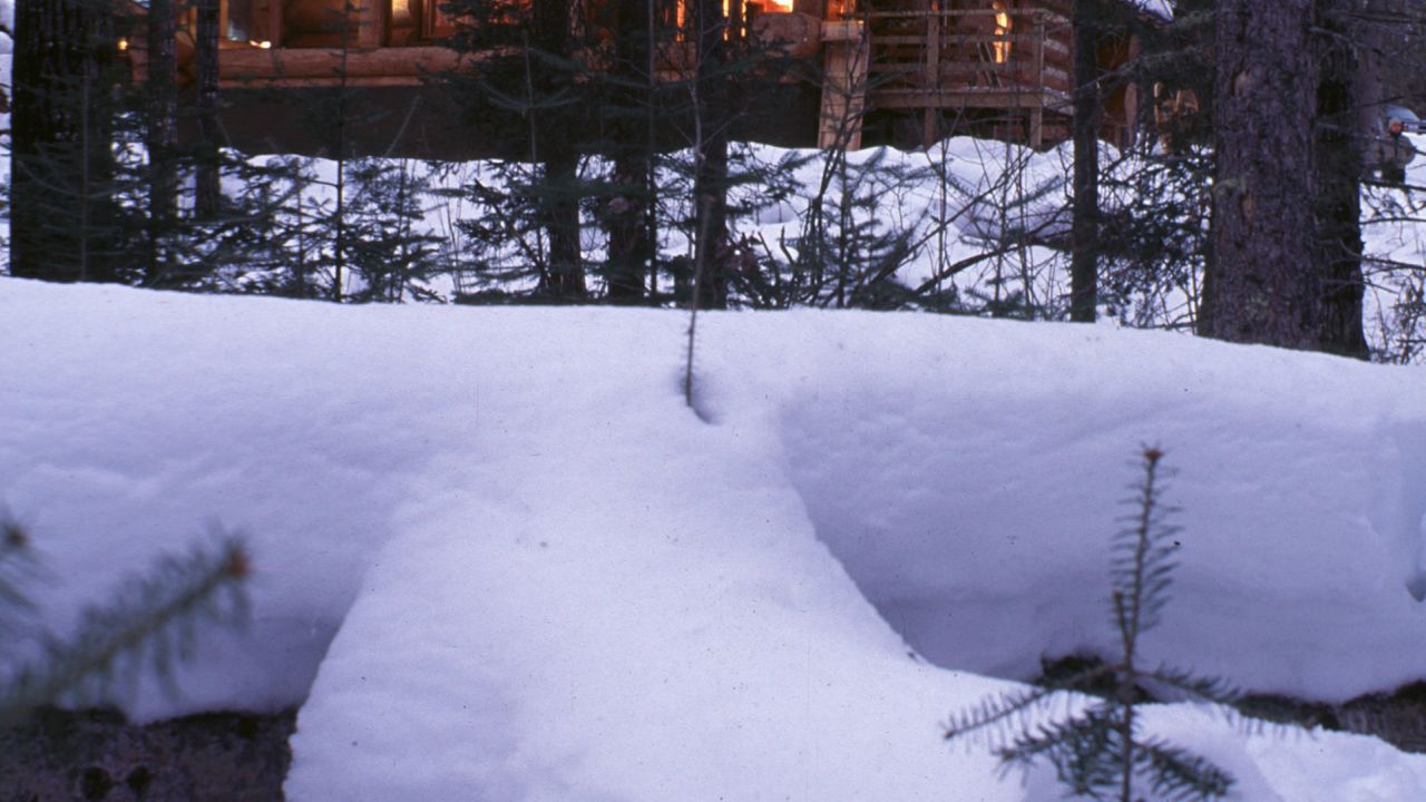 Una cabaña de invierno en el Gunflint Trail