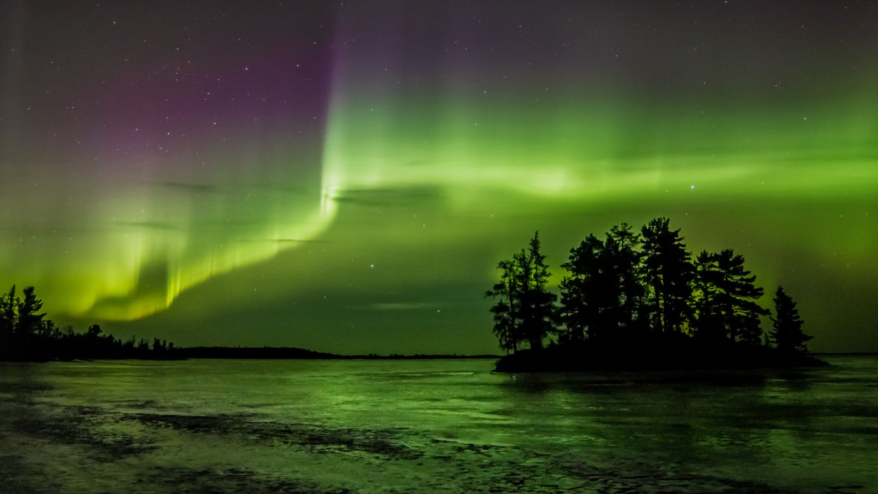 Northern Lights at Voyageurs National Park