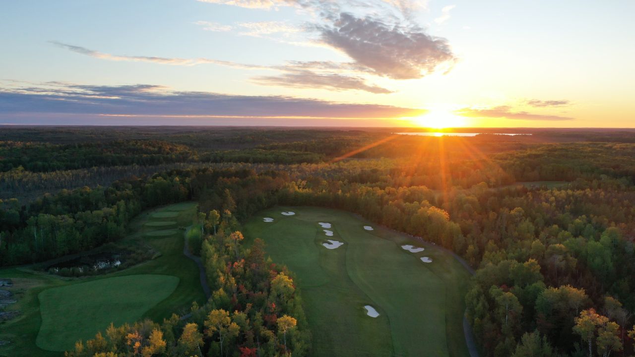 The Wilderness at Fortune Bay in fall