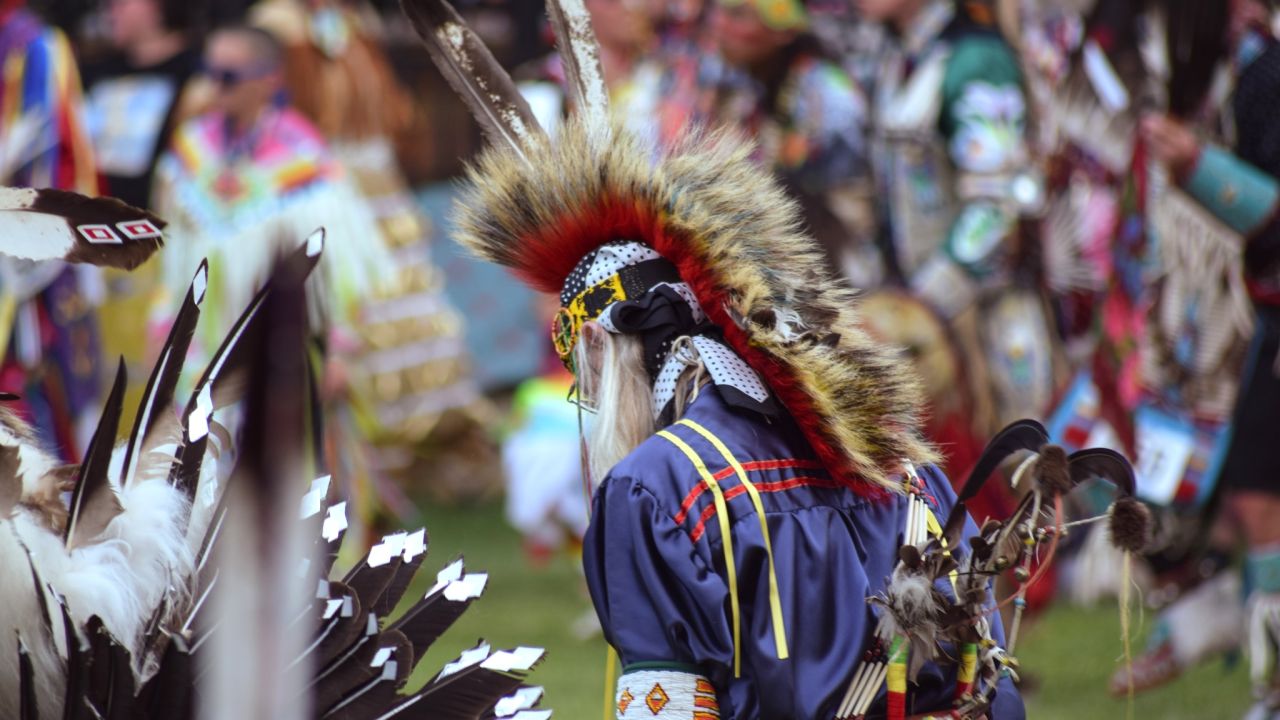 The annual Lower Sioux Wacipi in Morton, Minnesota