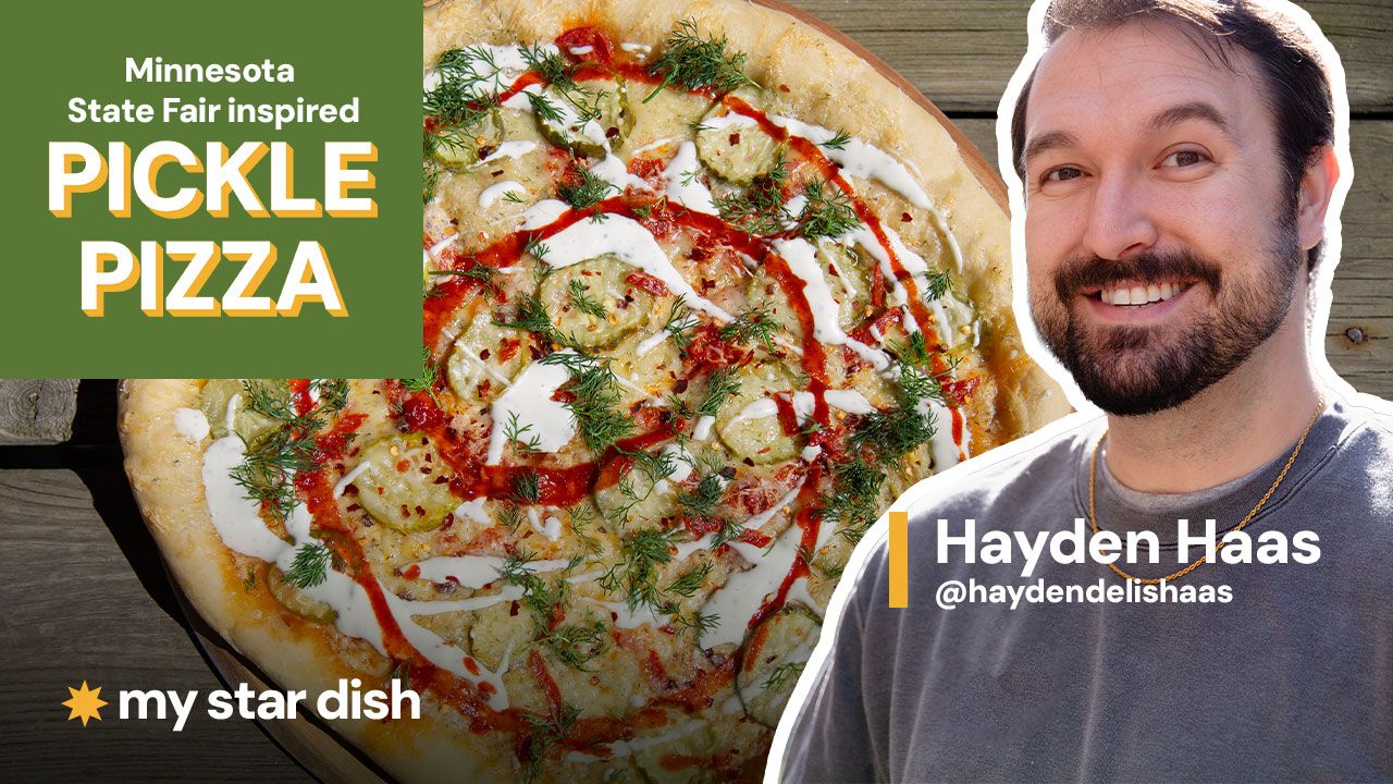 Cover image for Hayden Haas' Dill Pickle Pizza recipe video