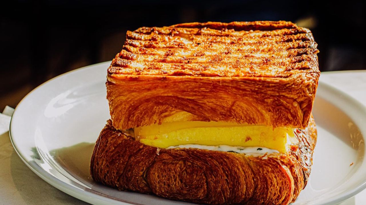 Black Walnut Bakery's breakfast sandwich