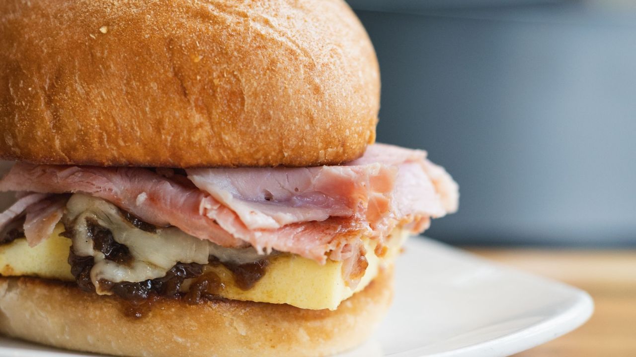 The Häm Jäm breakfast sandwich at Cafe Alma