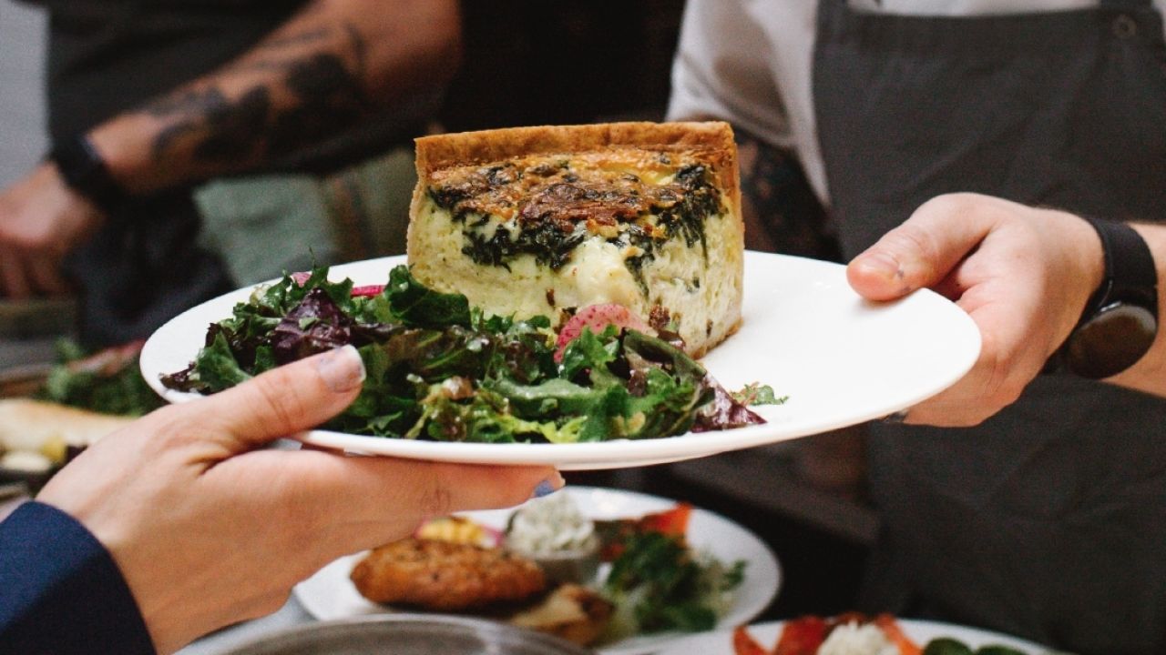 Brunch service at Spoon and Stable