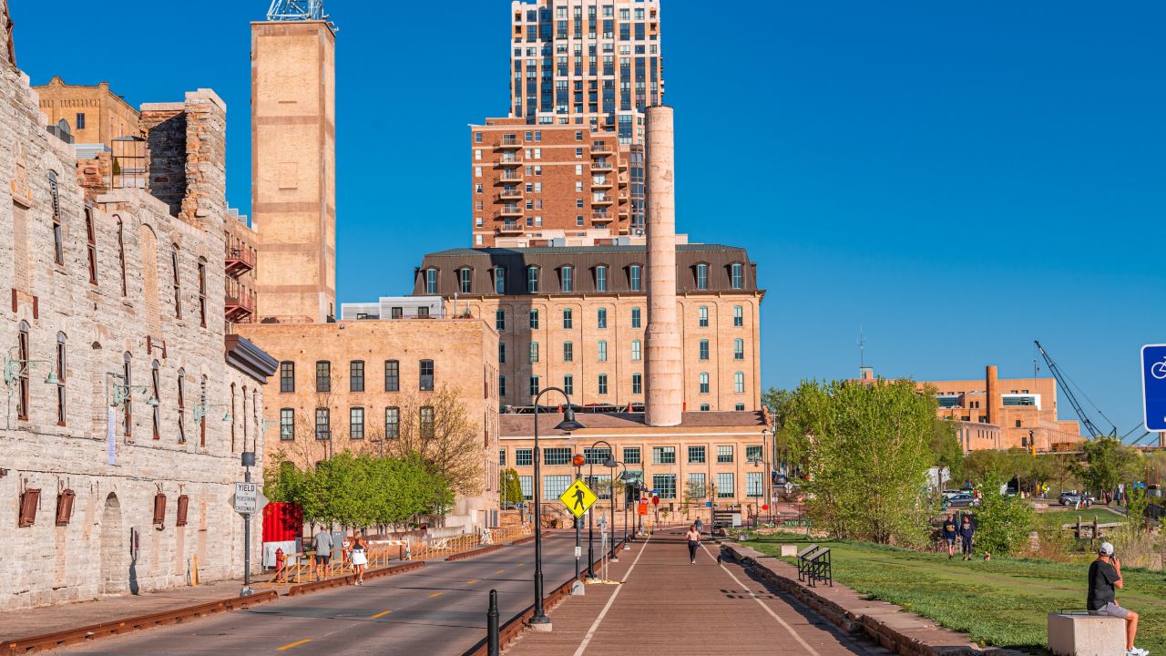 Mill Ruins Park, downtown Minneapolis