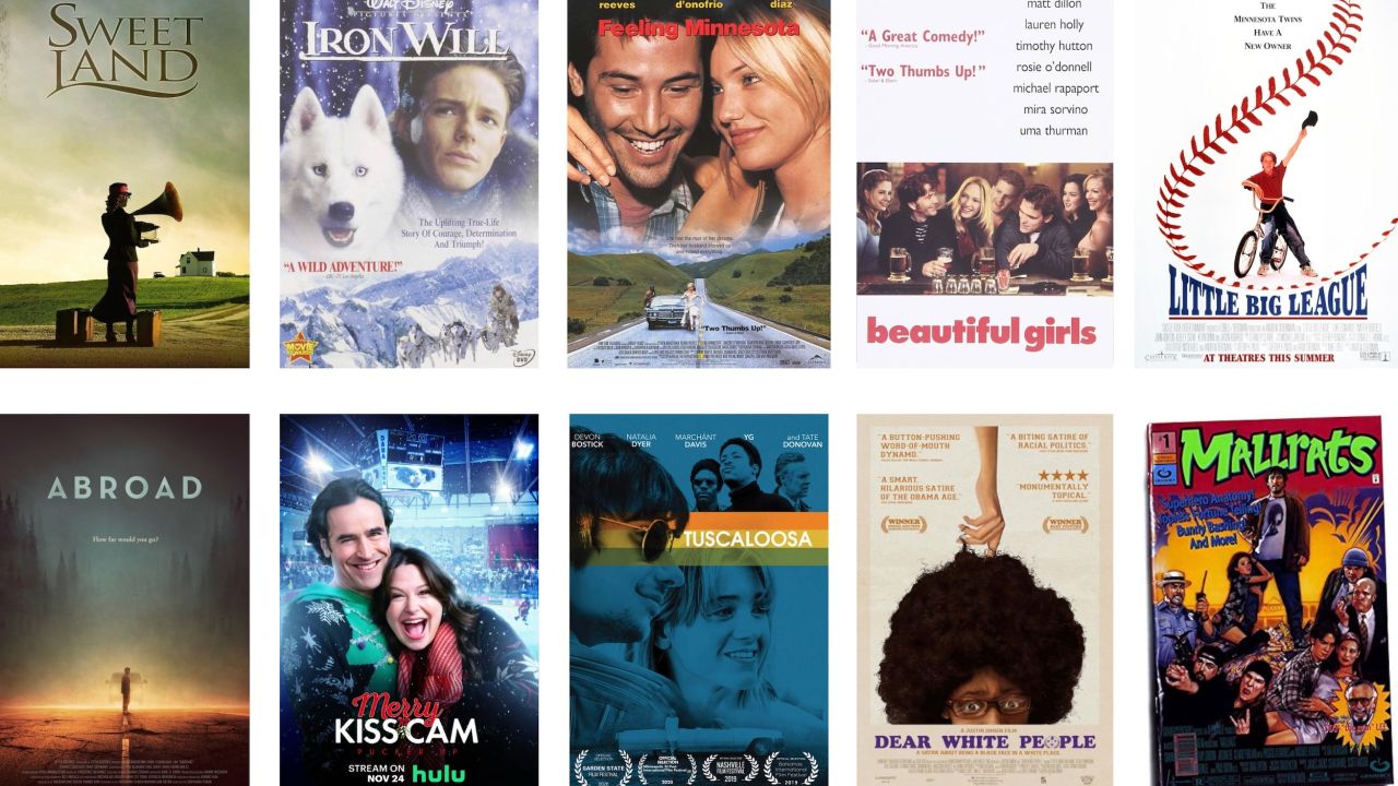 A collage of movies that were made in Minnesota