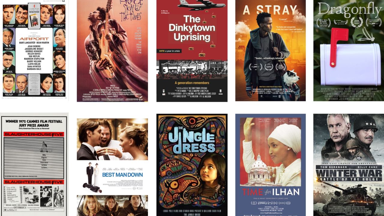 A collage of movies that were made in Minnesota