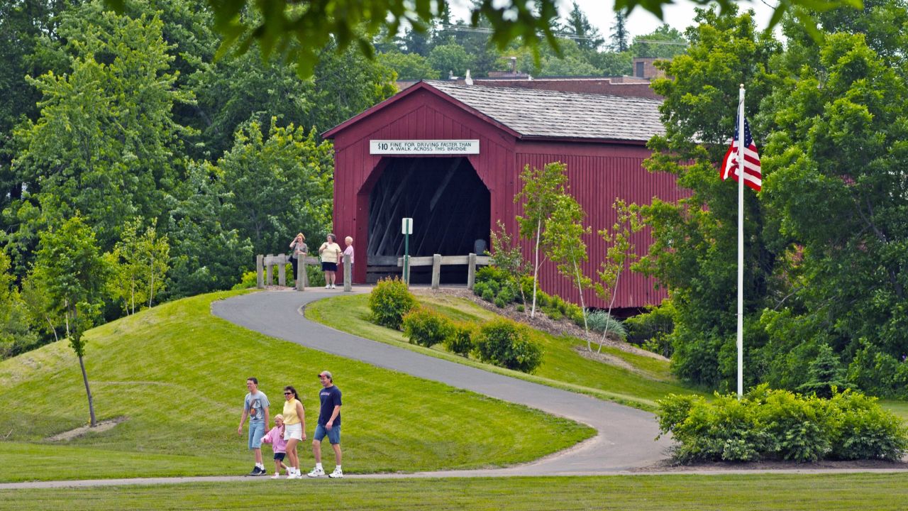 Covered Bridge Park in Zumbrota