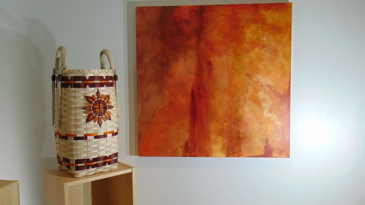 Two featured pieces at Gizhiigin Arts Incubator