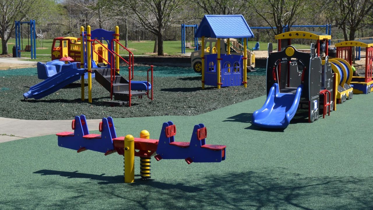 The playground at Silver Lake Park