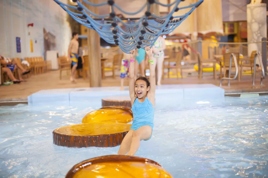 Girl at Great Wolf Lodge Waterpark in Bloomington