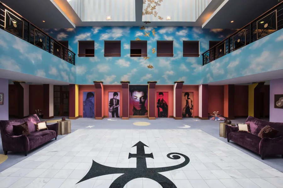 Prince atrium at Paisley Park