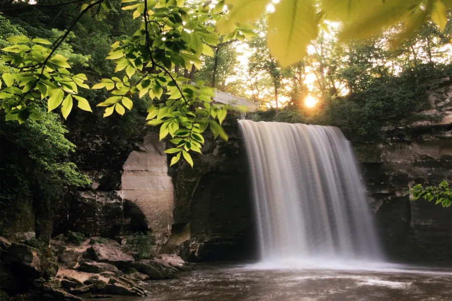 Minneopa Falls waterfall 