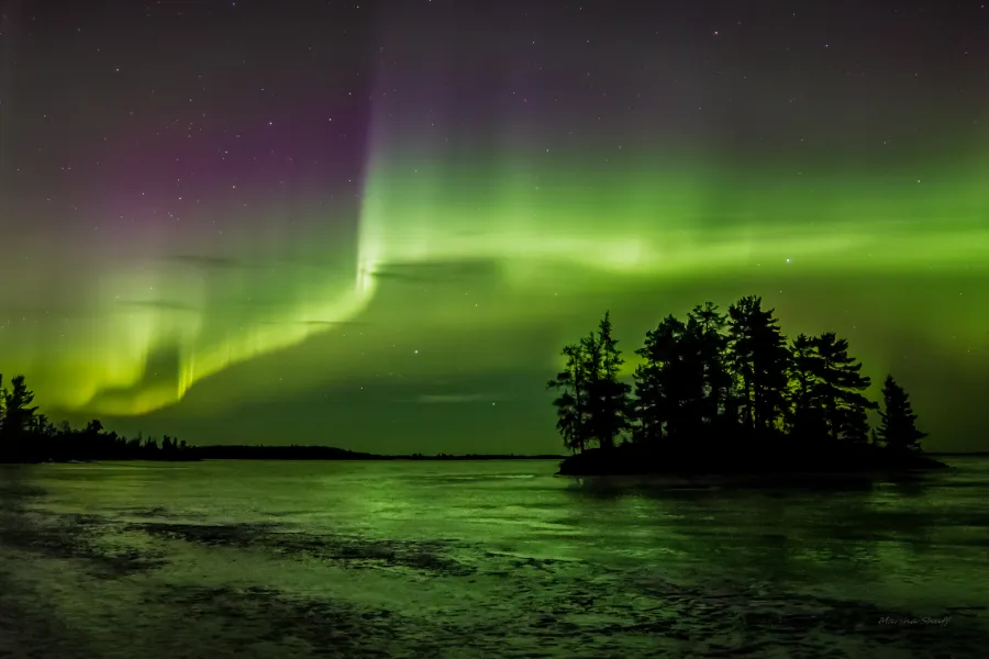 Northern Lights at Voyageurs National Park