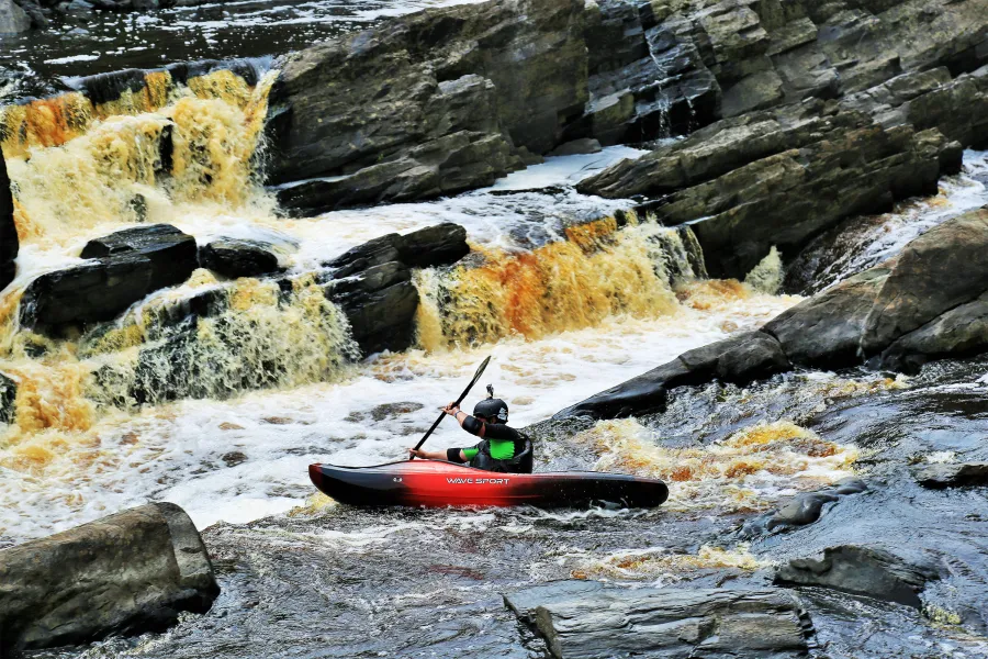 Kayaking Jay Cooke State Park