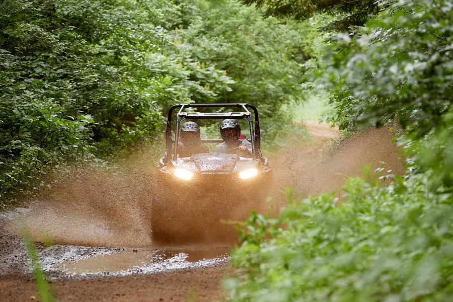 An ATV on the Fort Ripley Trail 