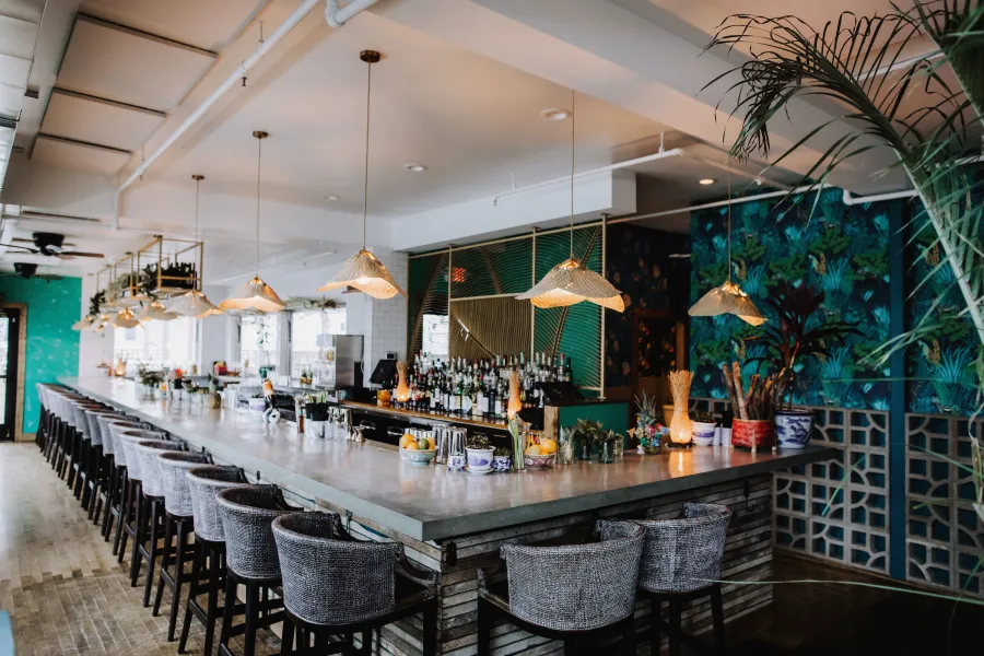 The interior of Hai Hai in Northeast Minneapolis 