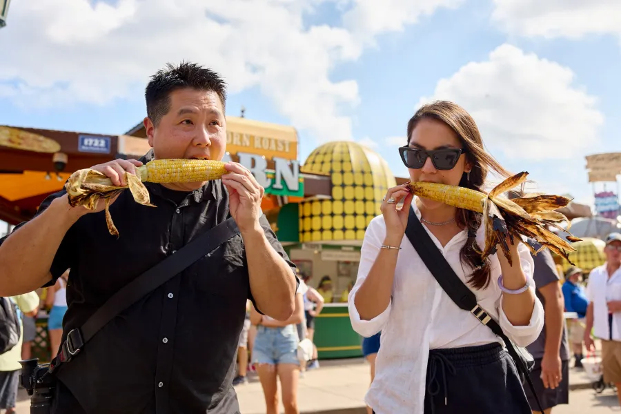 Minnesota State Fair's Corn Roast stand 