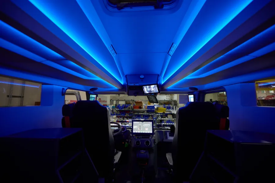 Rosenbauer truck interior 