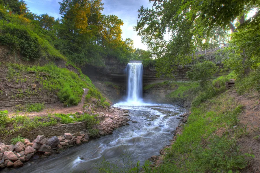 Minnehaha Falls landscape