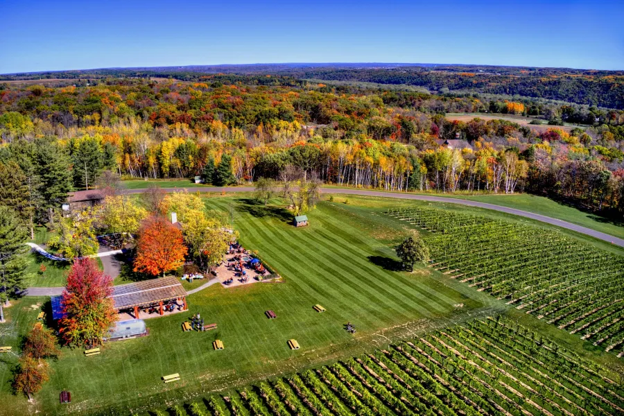 Rustic Roots Winery in fall