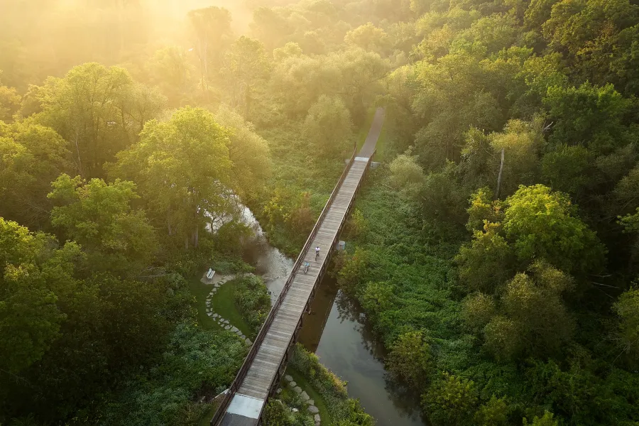 Biking on the Cannon Valley Trail 