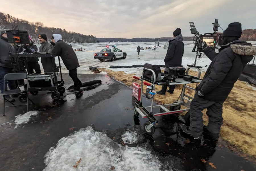 Behind the scenes of Explore Minnesota Film's Fargo campaign shoot