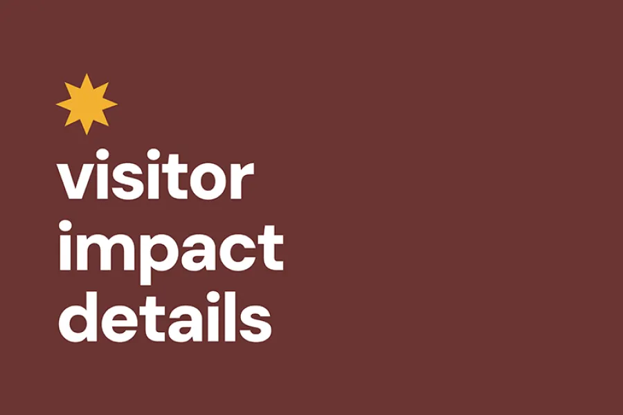 Visitor Impact Details graphic